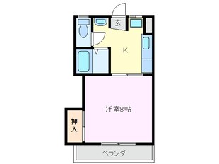 マンション大関の物件間取画像